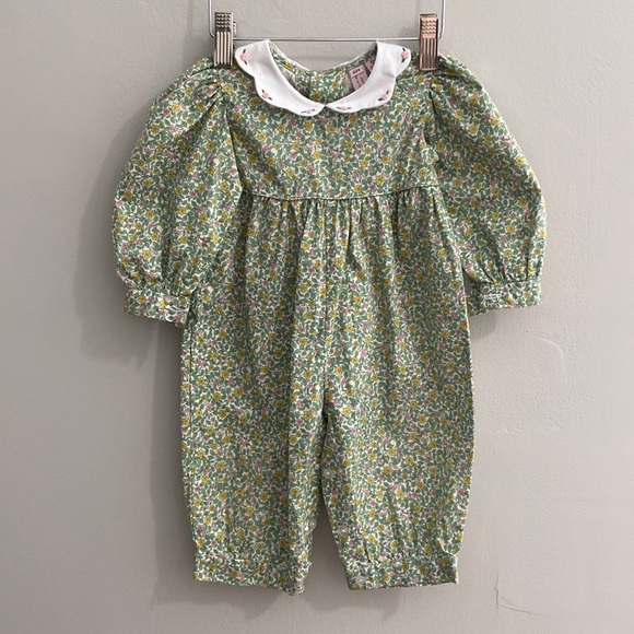 Orient Express Other - Vintage Orient Express long girl’s romper Size 6 months
